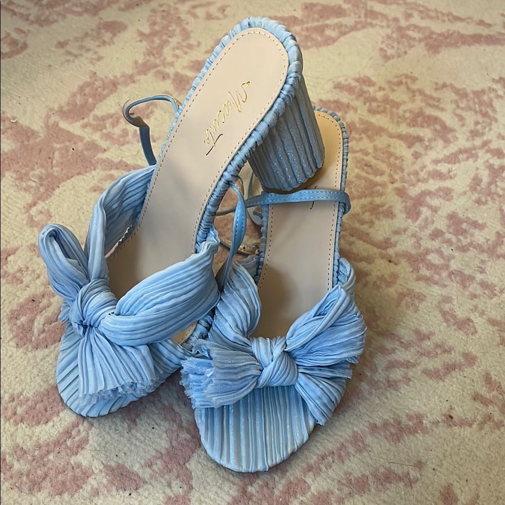 Elegant Blue Women's Heels